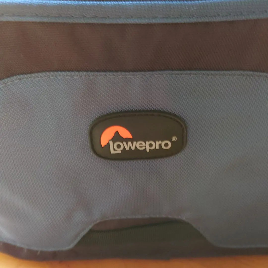 Bolsa para cámara Lowepro azul y negra