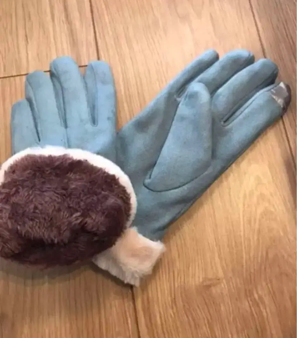 Fur glove arm cover gloves black | ファー　グローブ　アームカバー　手袋　ブラック