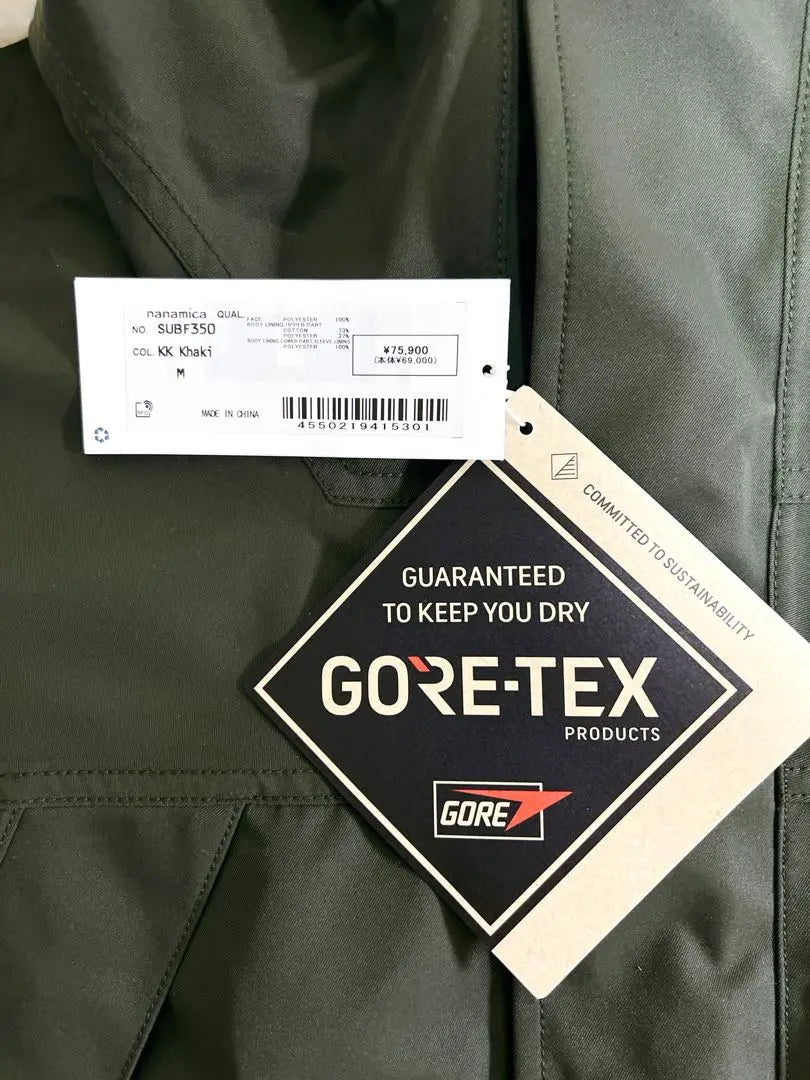 Abrigo con capucha nanamica 2L GORE-TEX M Recién llegado