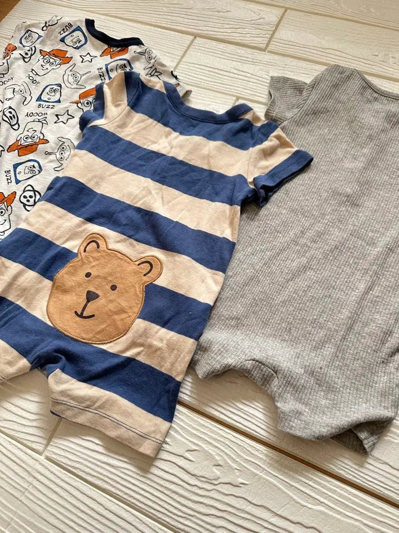 ⭐️80 ⭐️Romper 3-piece set, short sleeves, bulk sale, GAP Children's clothing, baby clothing