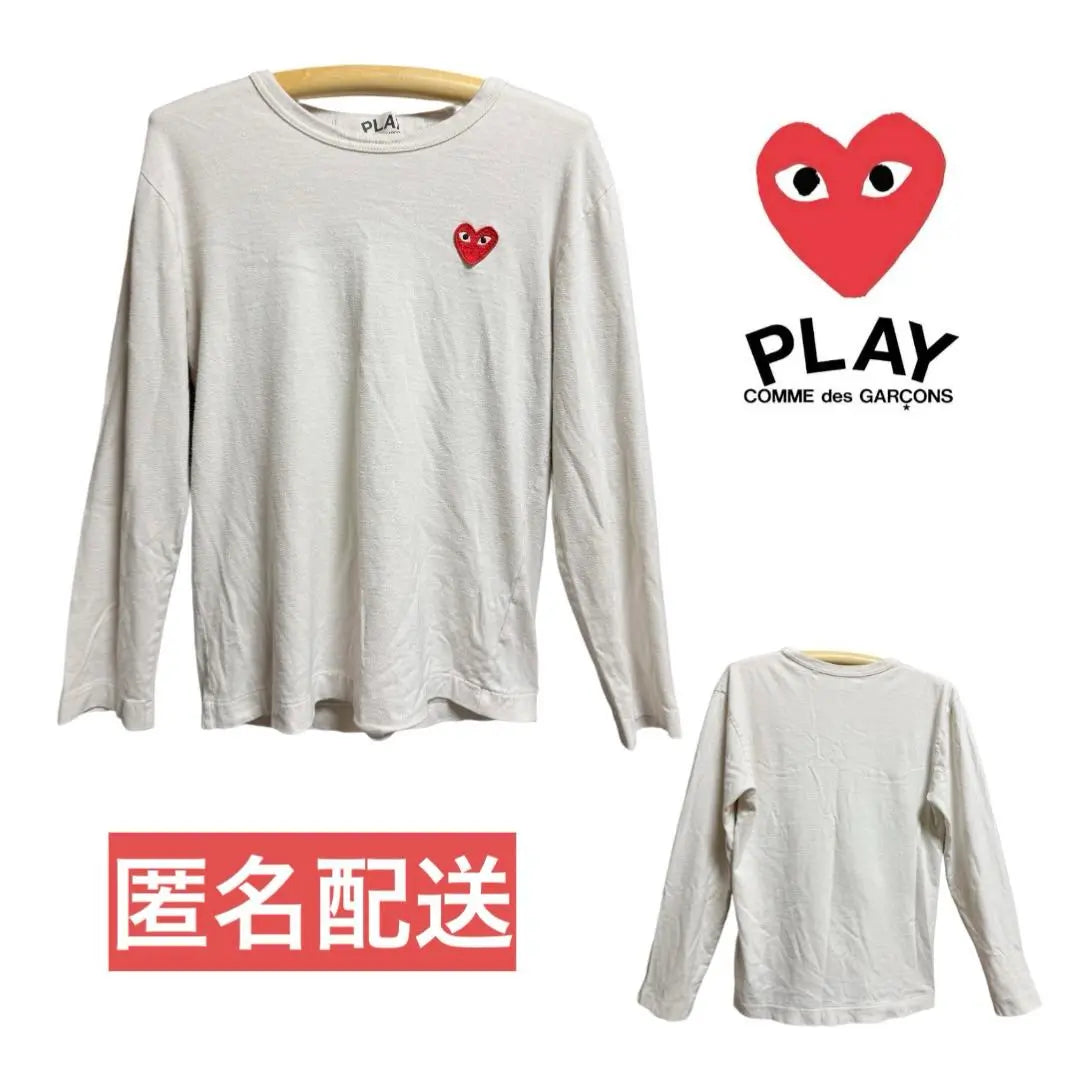 [Entrega anónima] Play Comde Garson Ron T Unisex | 【匿名配送】PLAY コムデギャルソン ロンT ユニセックス