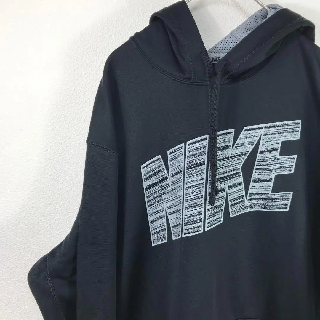 USA vintage Nike NIKE Poly Hoodie Black