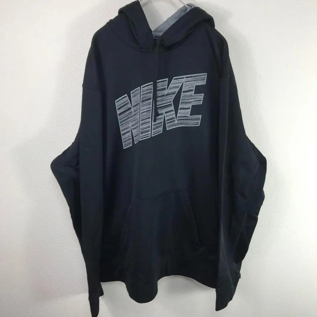 USA vintage Nike NIKE Poly Hoodie Black