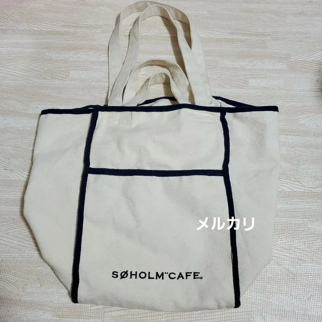 SOHOLM CAFE Market Bag Ivory Eco Bag Tote Bag