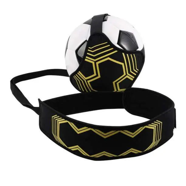 Soccer practice belt black lifting self-practice individual shot pass volleyball