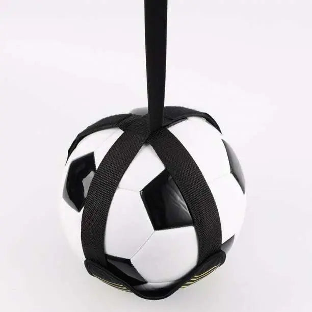 Soccer practice belt black lifting self-practice individual shot pass volleyball