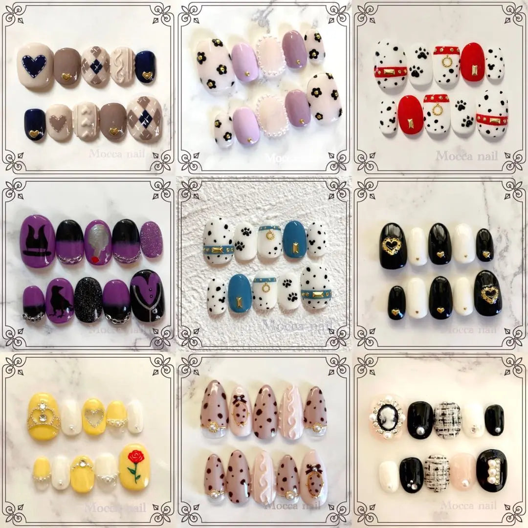 [Size check nail tip] You can choose from 10 types of hand!