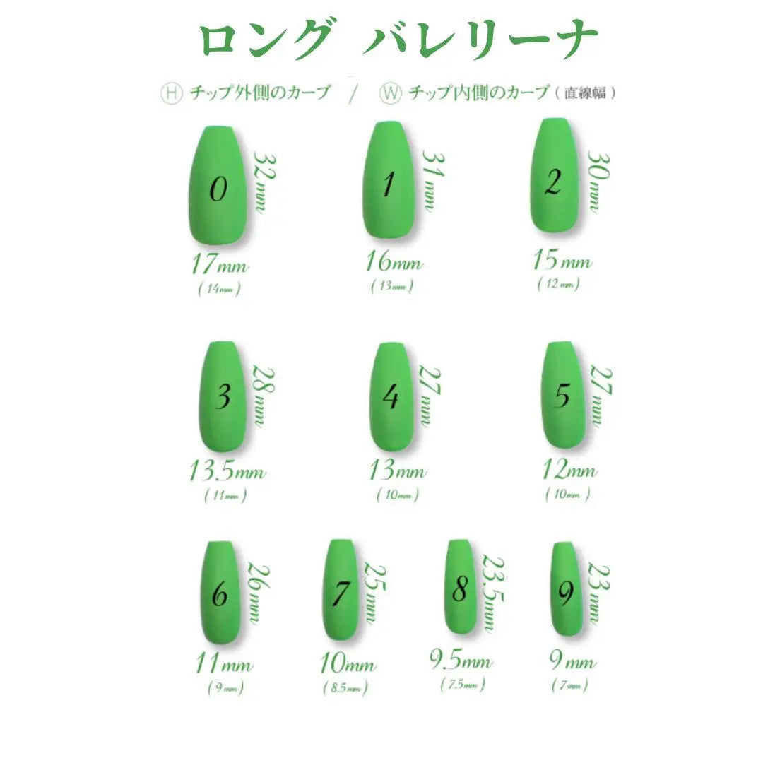 [Size check nail tip] You can choose from 10 types of hand!