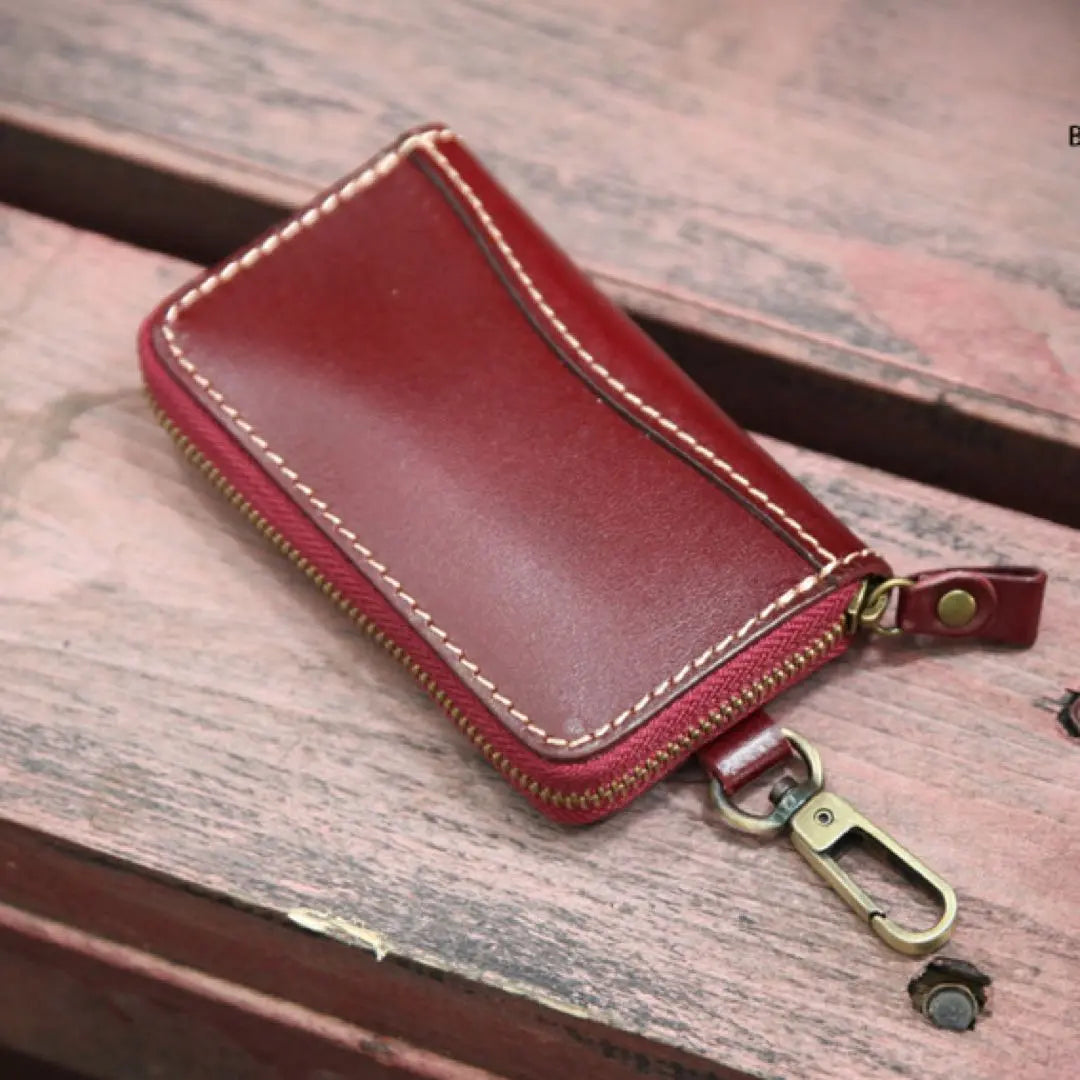 Women's Key Case Stylish Cute Leather Brown Leather Men's