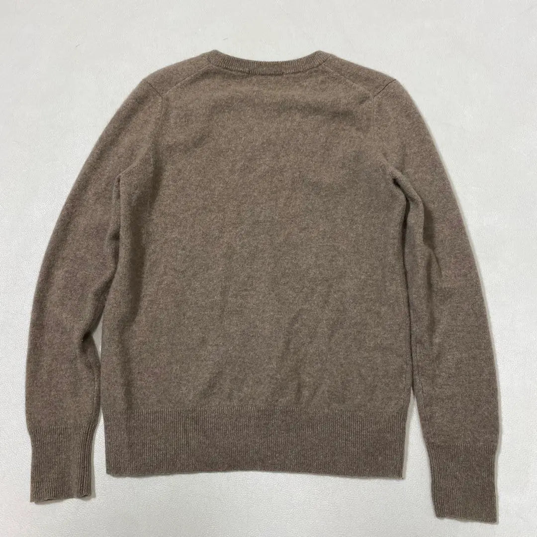 Exclusive UNIQLO Women's Cashmere 100 V-Neck Knit Sweater M