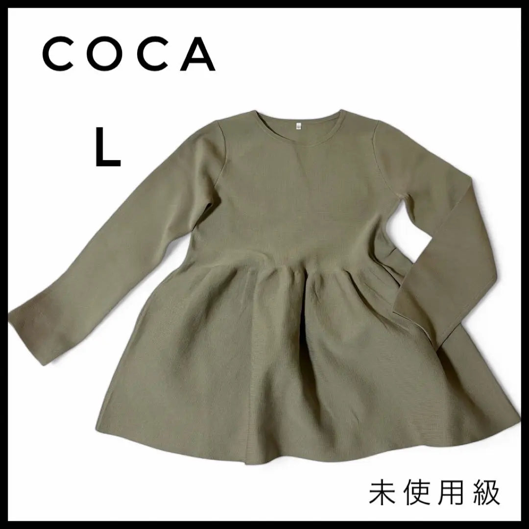 Unused grade✨️Coca Coca spondish knit flare top Peplum