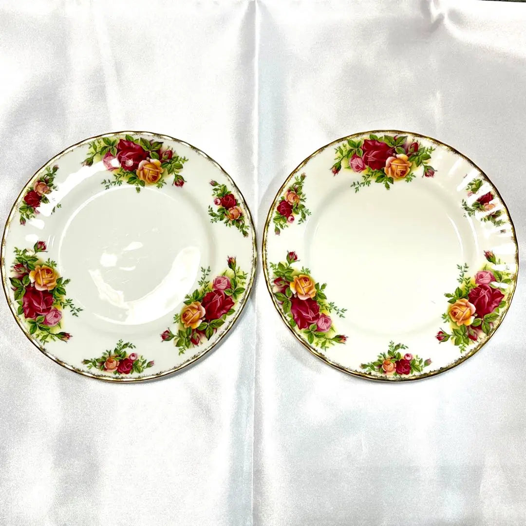 [Sold individually] Royal Albert Old Country Rose Cake Plate 18cm