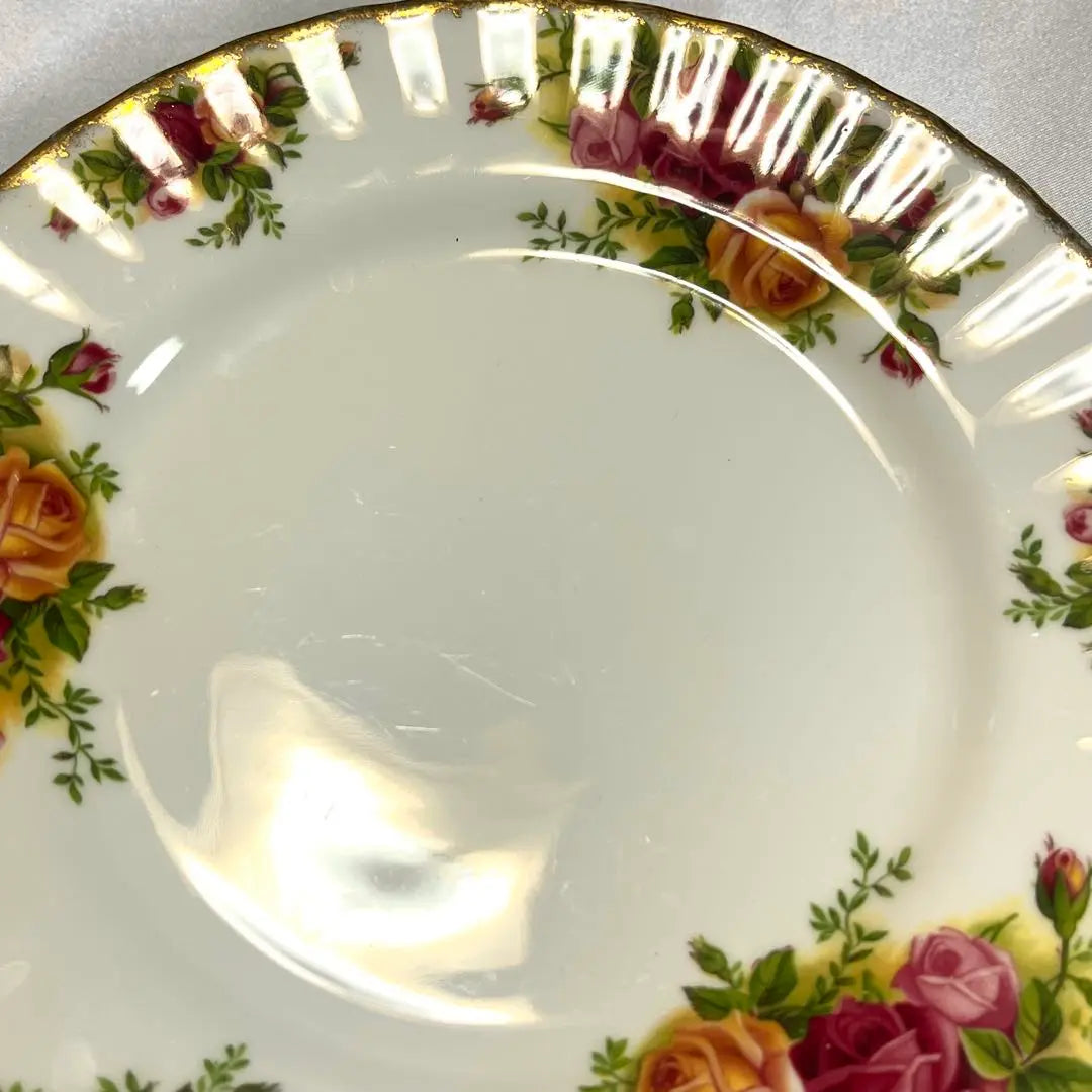 [Sold individually] Royal Albert Old Country Rose Cake Plate 18cm