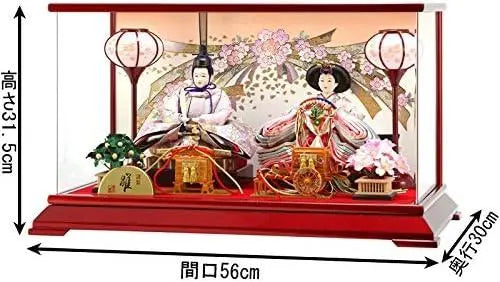 Price 80,000 Hina doll compact hina doll chick case decorations Kiyotama