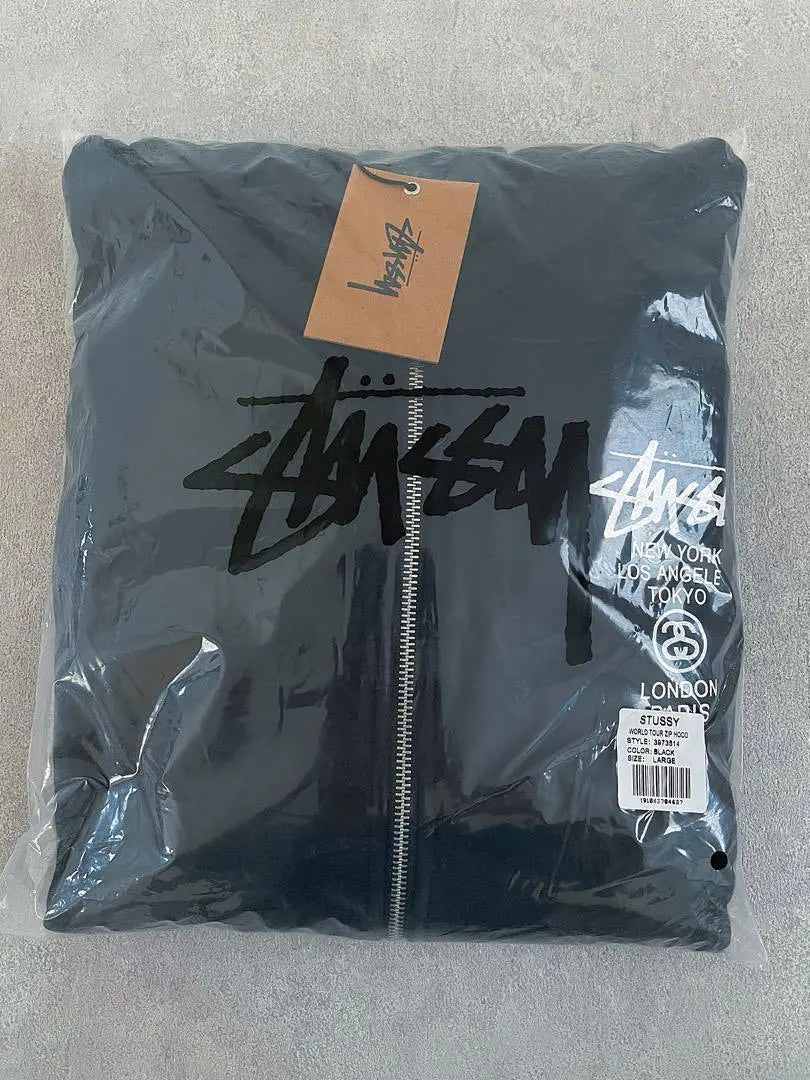 ⭐️Sudadera con capucha y cremallera Stussy WORLD TOUR⭐️