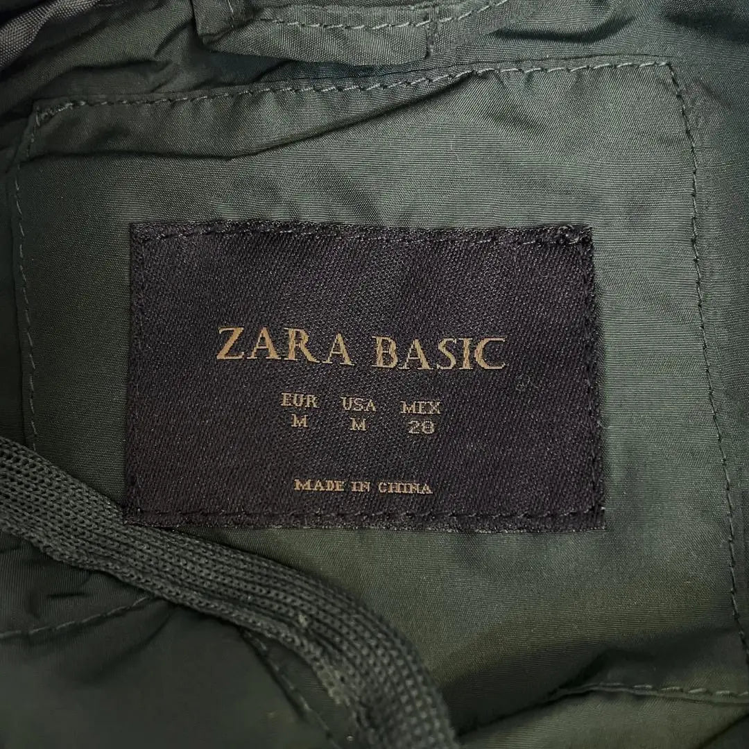 ZARA BASIC Design Vest Jacket Gold Button Quilted