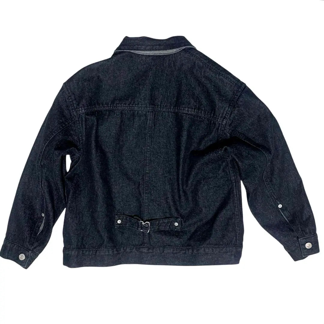 [Dessin] Reversible denim jacket, black, size 1