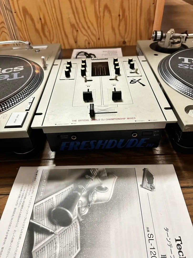 Technics SL-1200MK3D 2 mixer set