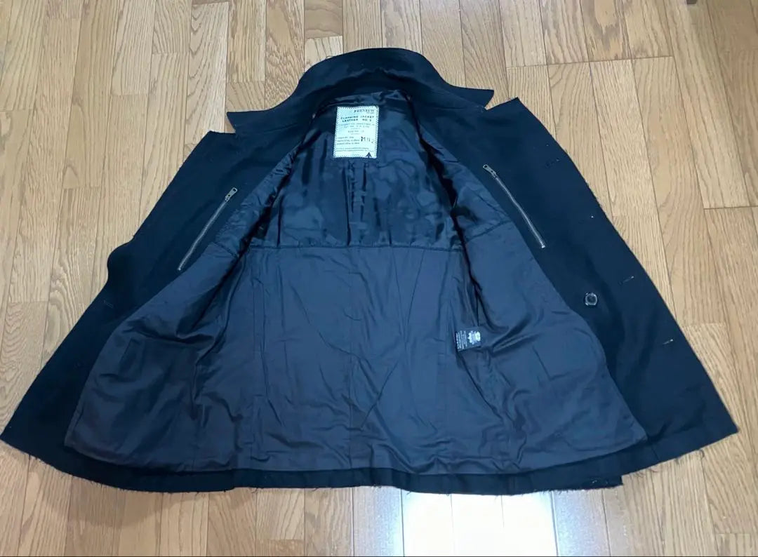 VERAPELLE Chaquetón militar de lana (negro) Talla 48 | VERAPELLE ミリタリーウール ピーコート(黒)48サイズ