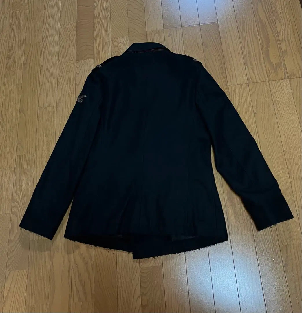 VERAPELLE Chaquetón militar de lana (negro) Talla 48 | VERAPELLE ミリタリーウール ピーコート(黒)48サイズ