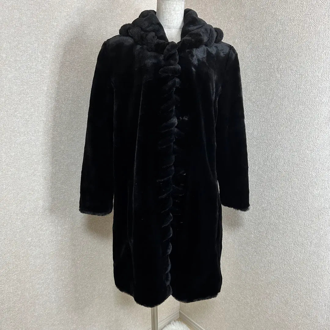 [marvinrichards] Fur coat with hood, S size | 【marvinrichards】 ファーコート フード付き Sサイズ