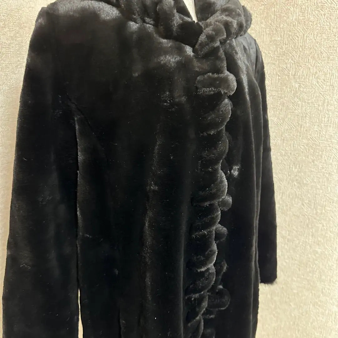 [marvinrichards] Fur coat with hood, S size | 【marvinrichards】 ファーコート フード付き Sサイズ