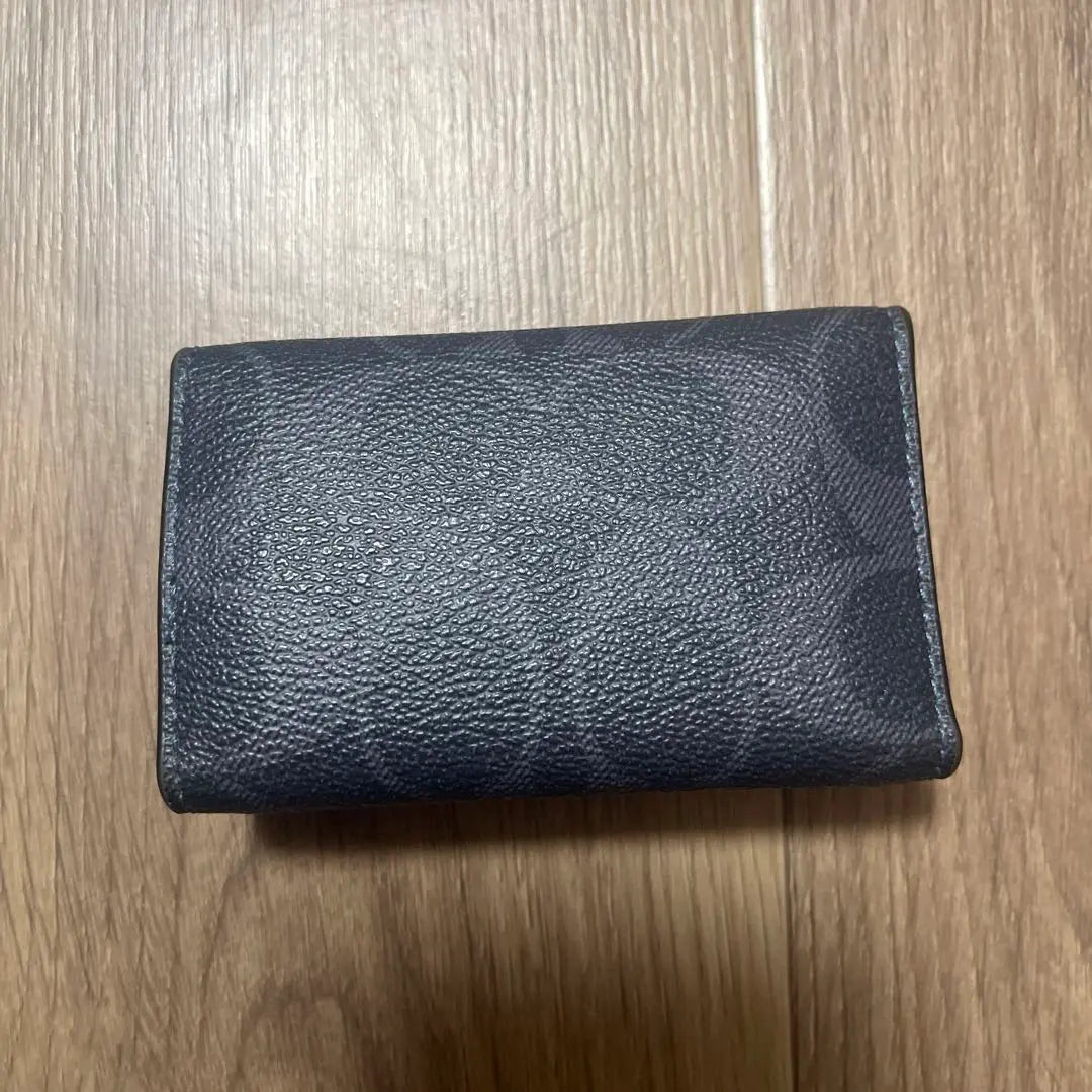 [Good condition] COACH key case 5 ring signature canvas price reduction