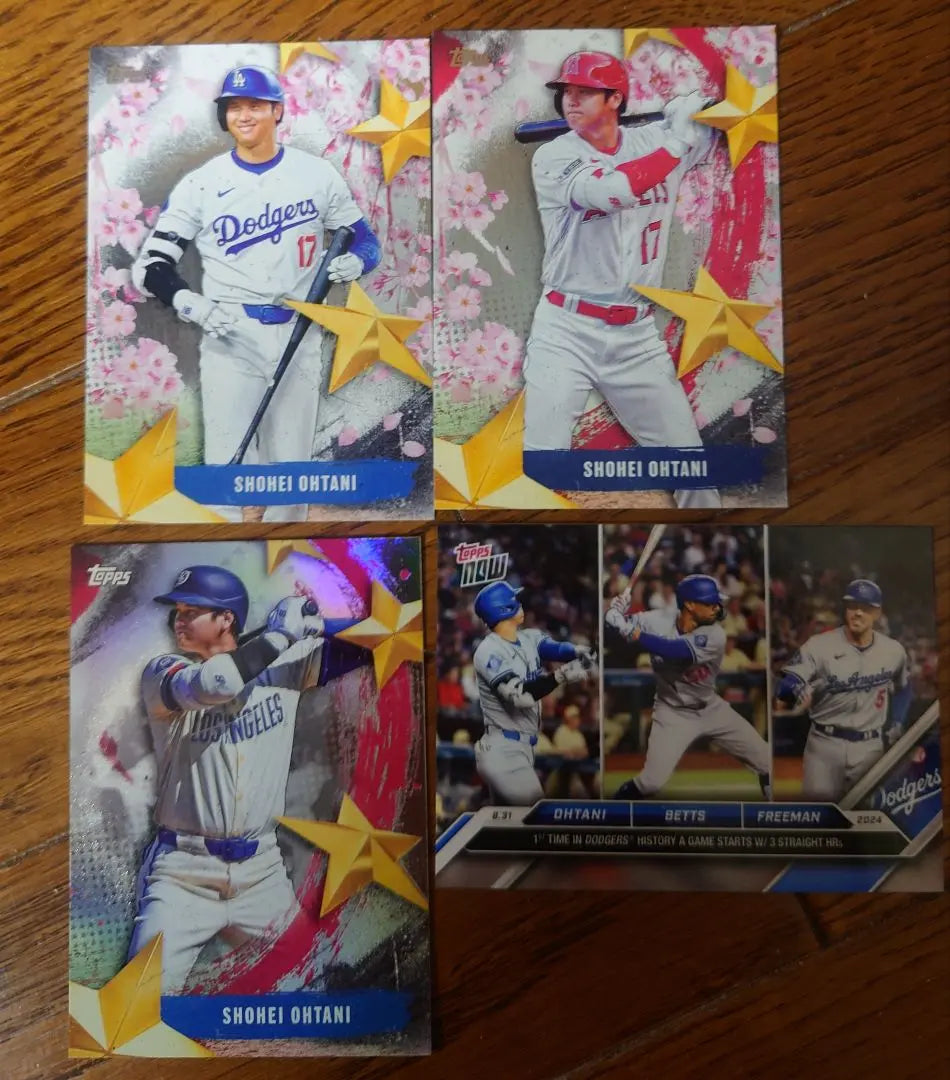 Otani Shohei 9 cards set Dodgers