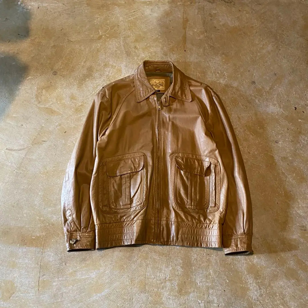 90's vintage short leather jacket archive y2k