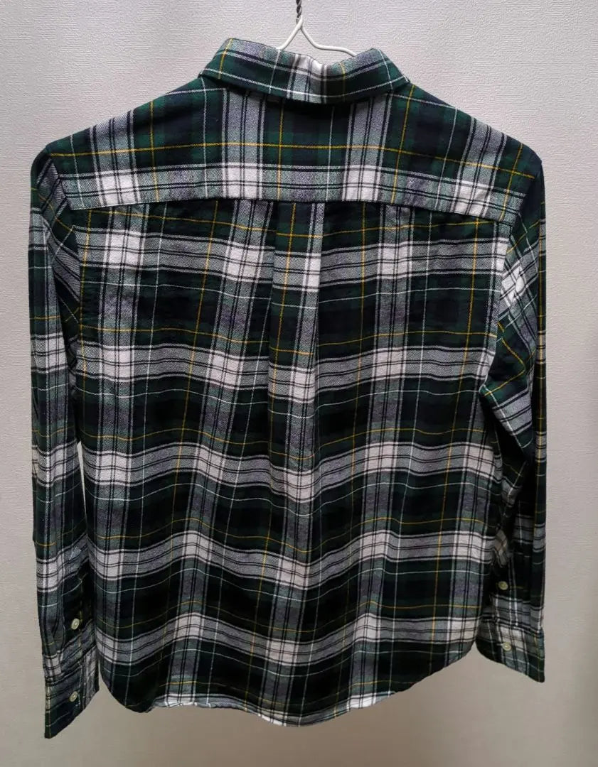 Ralph Lauren Performance Kids Long Sleeve Shirt Green Check