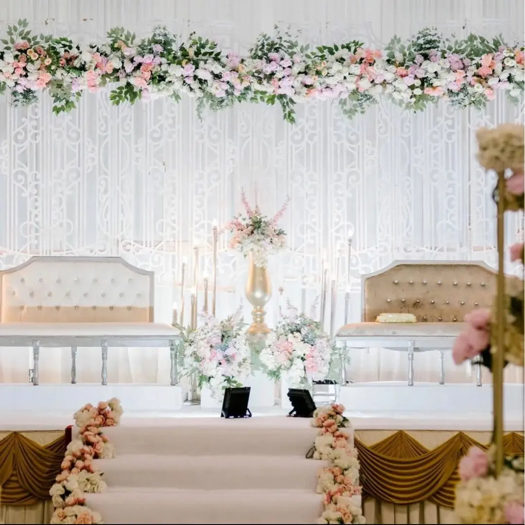 ⭐️Decoración floral artística de guirnalda de vid falsa 3 piezas | ⭐️フェイクヴァインガーランド アートフラワー 装飾 結婚式 パーティー 3個