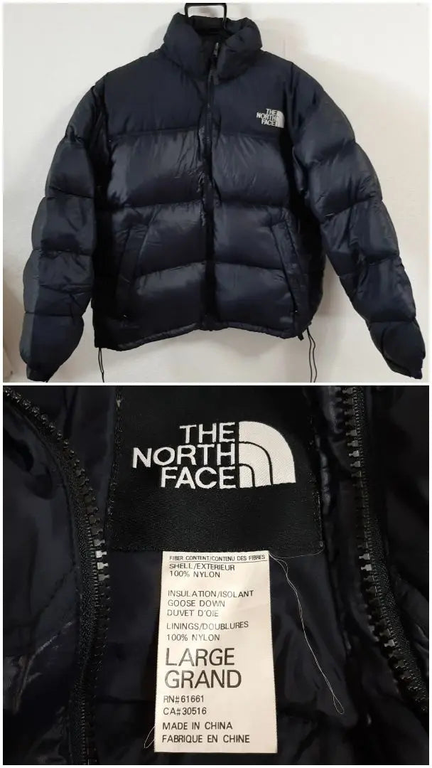 Chaqueta de plumas North Face Nuptsy L Old