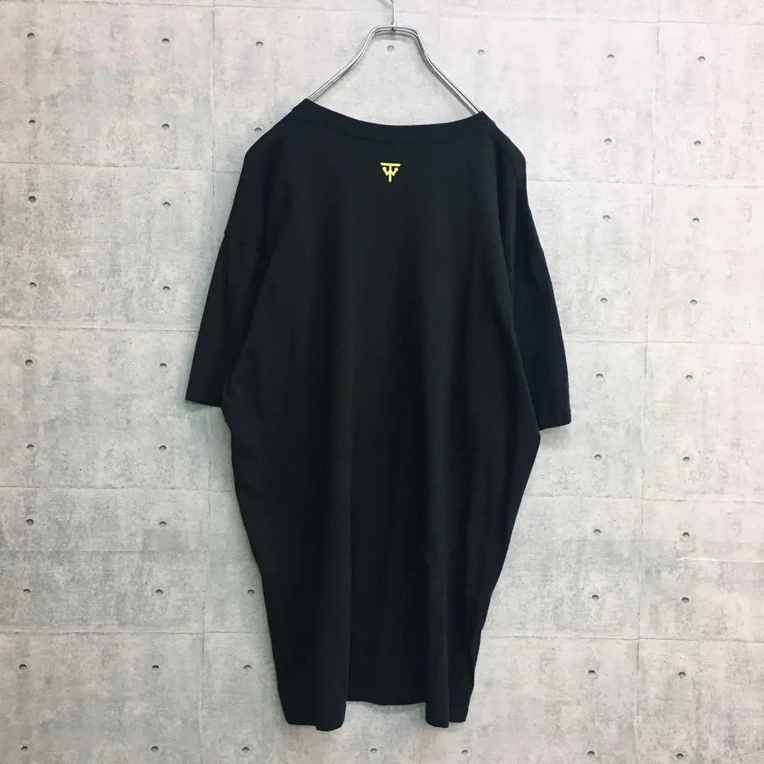 Z ☆ 0132 Camiseta Vintage As Color Negro 2XL algodón 100 | z☆0132 ヴィンテージ como color Tシャツ 黒 2XL 綿100