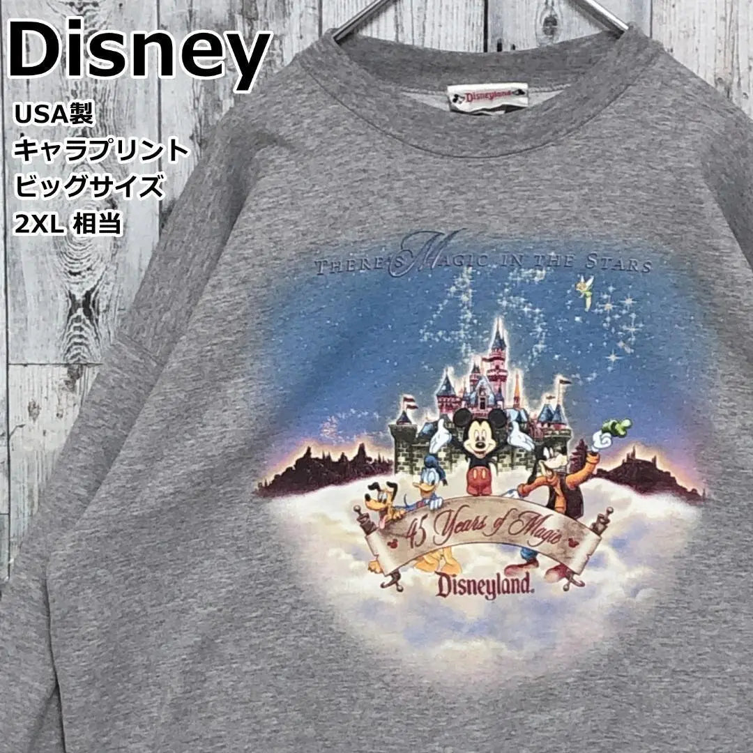 Made in USA ☆ Disney Character Print 90s 2XL equivalent trainer sweatshirt