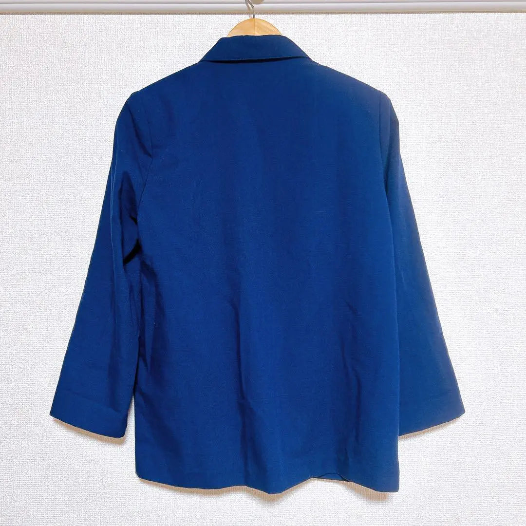 Chaqueta azul marino SAGHARBOR PETITE 6P vintage de EE. UU.