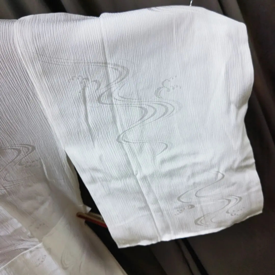 White, long undergarment, pure silk ☆ "1880" (for those around 157 cm)