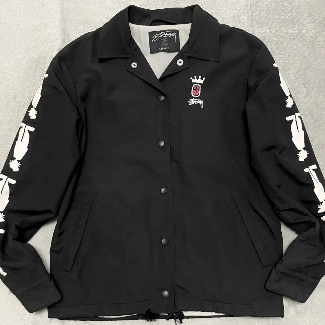 ¡Modelo agotado de inmediato! Talla S★ Chaqueta de entrenador de nailon Shadowman de Stussy