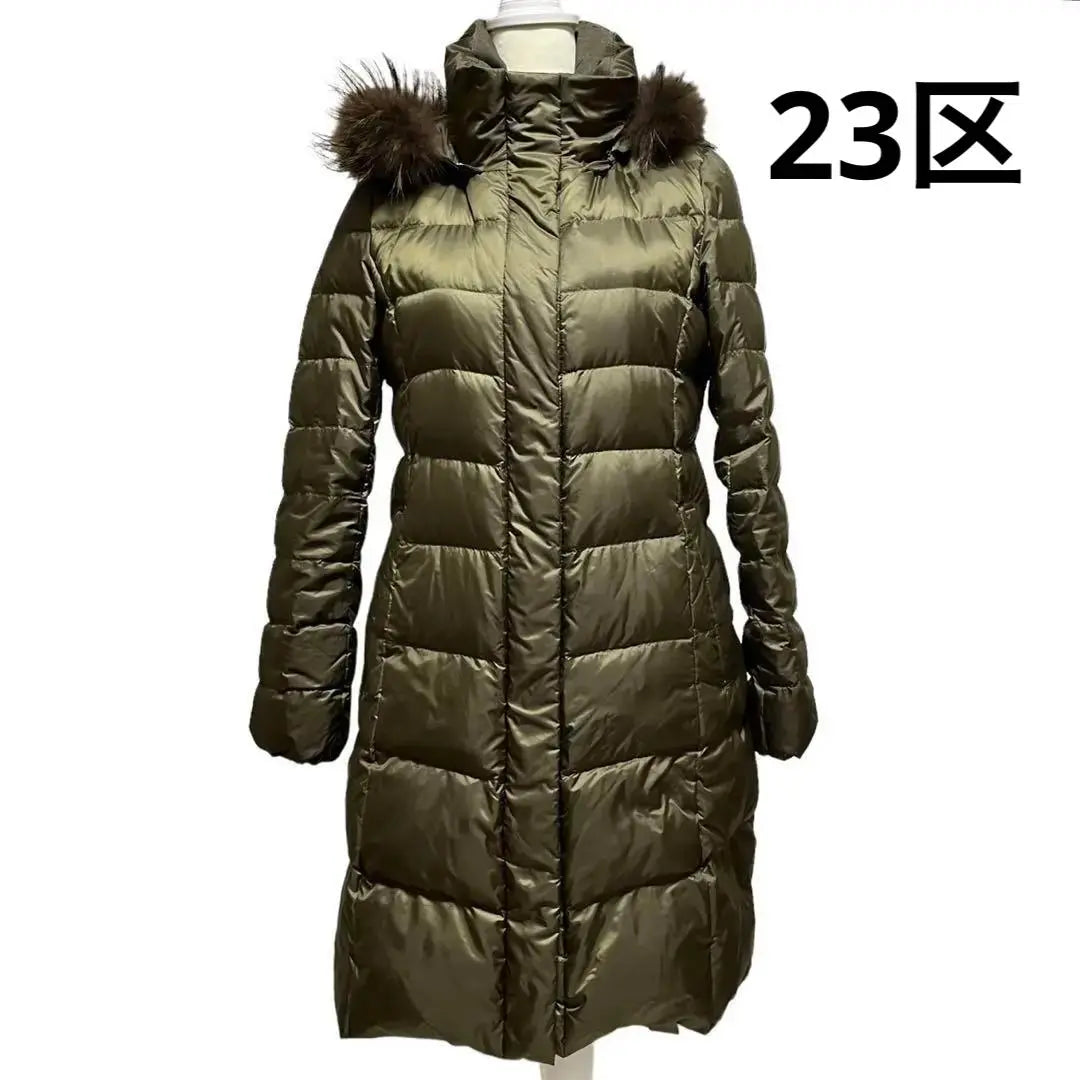 23 Ward Long Down Coat with Fur & Hood [Washable Down]