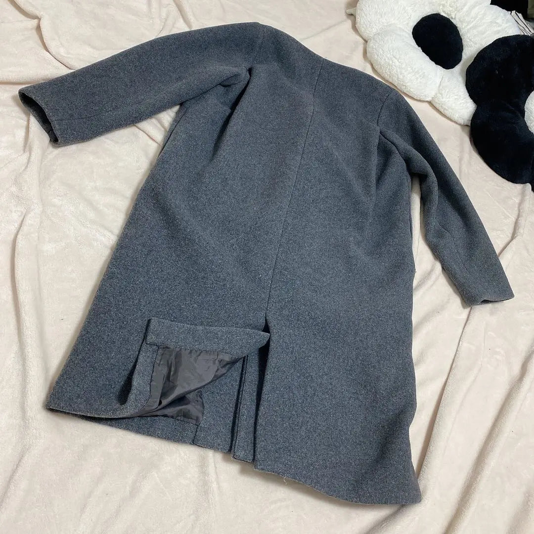 Abrigo largo KBF gris talla única mujer