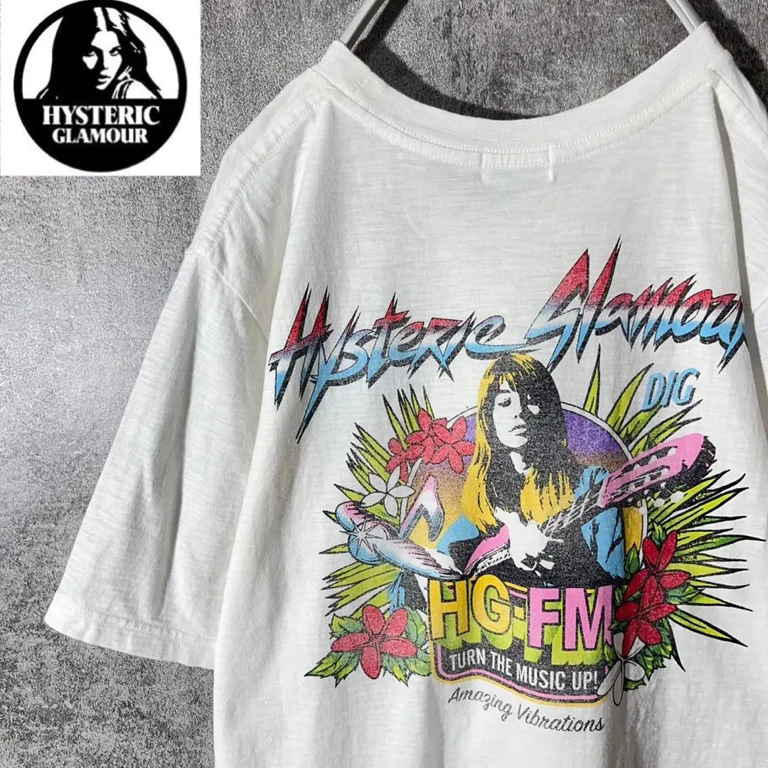 [Very popular] Hysteric Glamour T-shirt Chest pocket Print ◎ His Girl