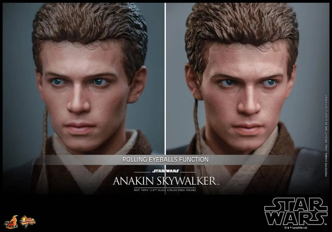 Figura de acción de Anakin Skywalker de Star Wars a escala 1/6 de Hot Toys MMS677