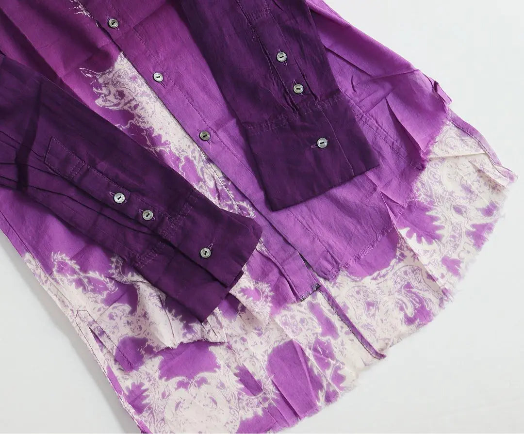 《KMRii》New Magnolia Graphic Dyed Gradient Shirt M