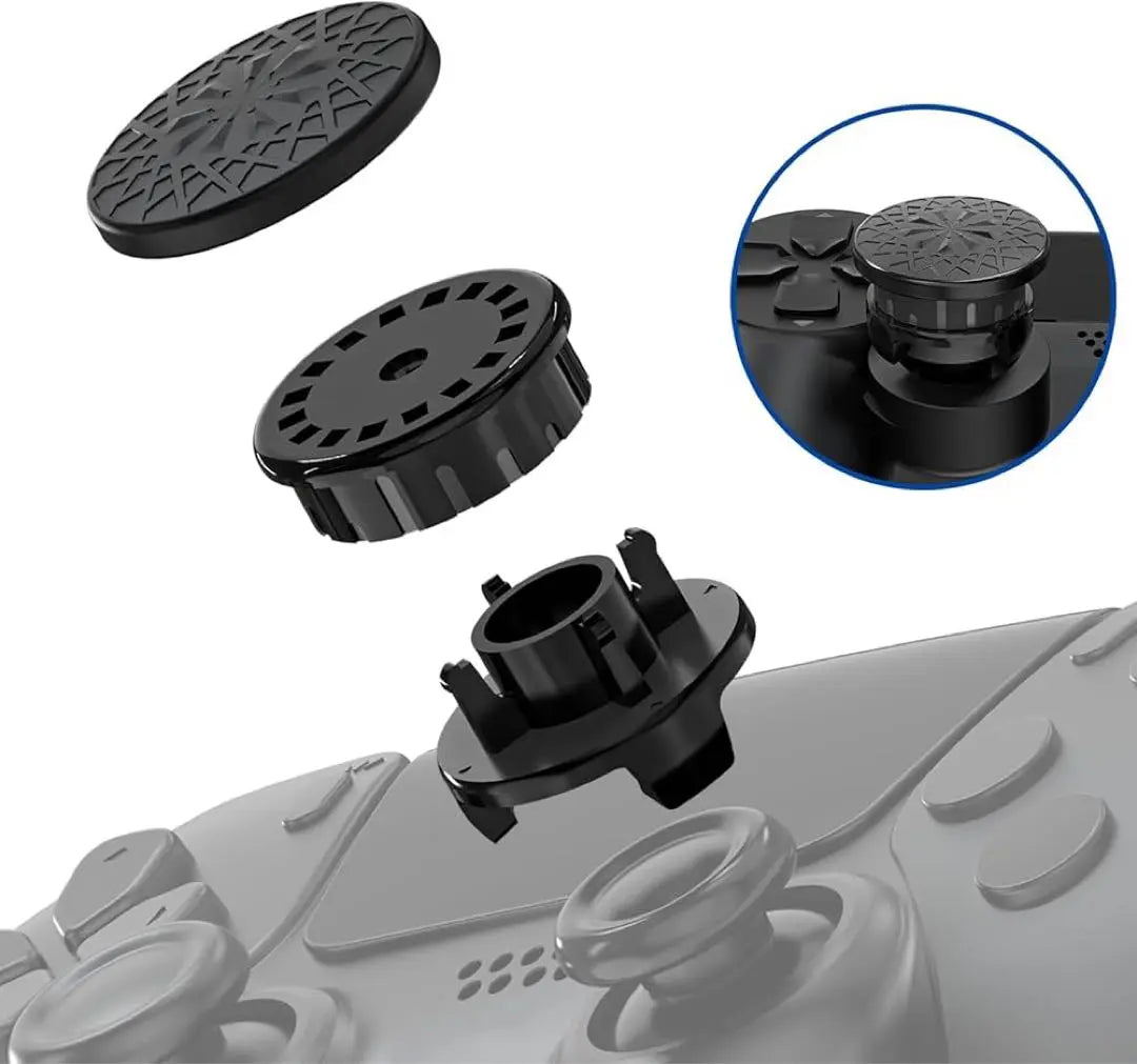 ✨FPS thumbstick compatible with PS4/PS5 height adjustable, 2 high rises