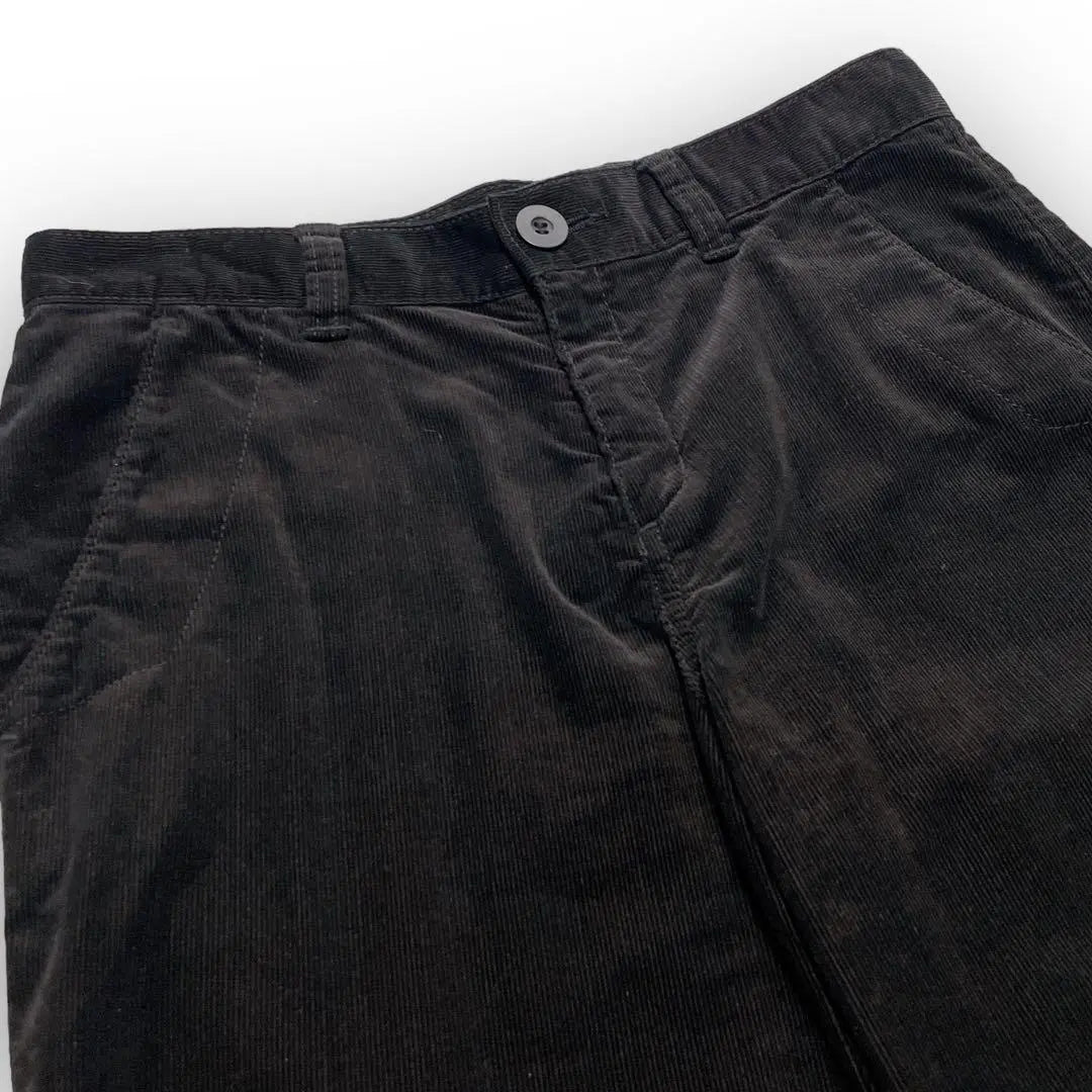 [Beautiful goods] II MK cotton 100 % Back Pocket Corduroy Half Pants | 【美品】アイアイエムケー　綿100％　バックポケット　コーデュロイハーフパンツ