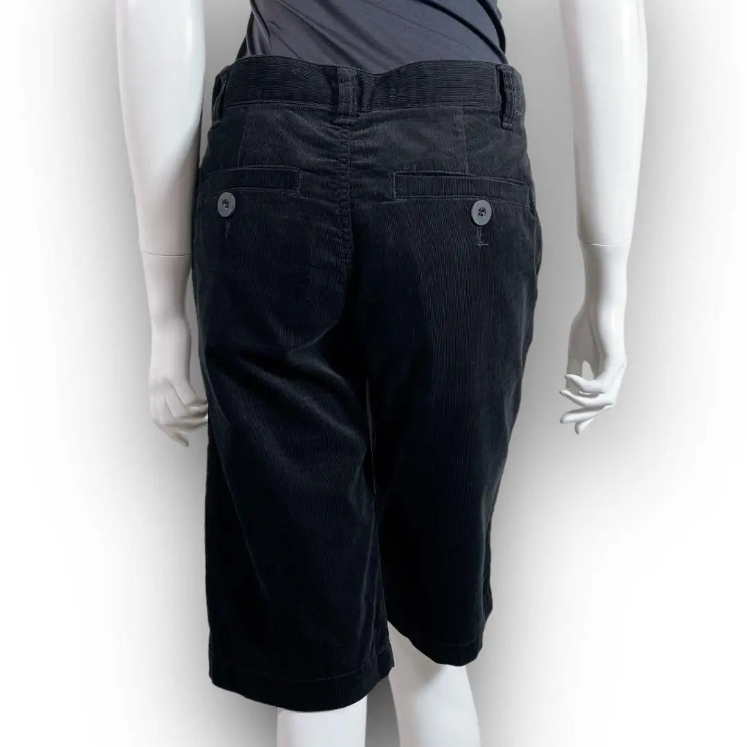 [Productos hermosos] II MK algodón 100 % medio pantalón de pana con bolsillo trasero | 【美品】アイアイエムケー 綿100％ バックポケット コーデュロイハーフパンツ