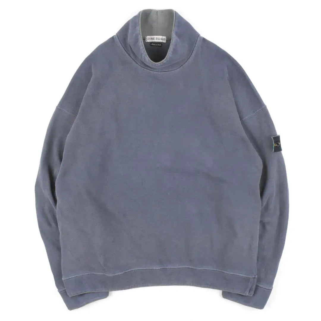 90s STONE ISLAND MOCK NECK SWEAT JUMPER