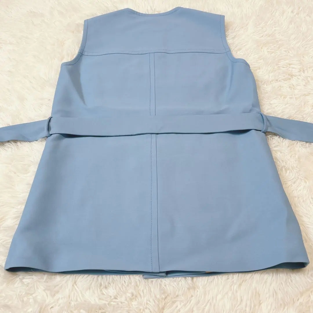 GUCCI Best Silk Mixed Gire GG Button Belt Outer Spring Clothes | GUCCI ベスト　シルク混　ジレ　GG ボタン　ベルト付き　アウター　春服