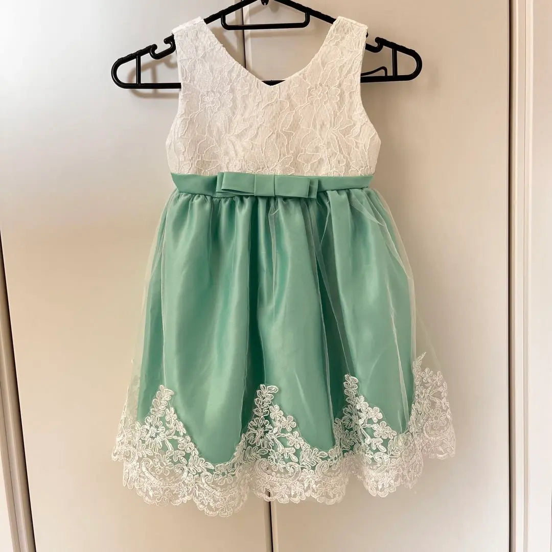 Vestido de ceremonia de una pieza para niñas de 2 a 3 años