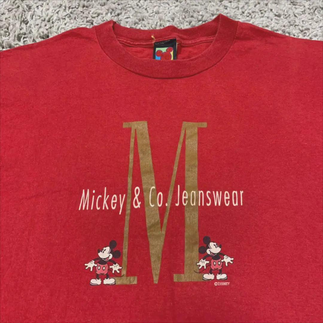 Hecho en EE.UU. 90s Disney Mickey archivo y2k ropa vieja vintage / Estados Unidos製 Años 90 Disneyミッキーarchive y2kヴィンテージ古着