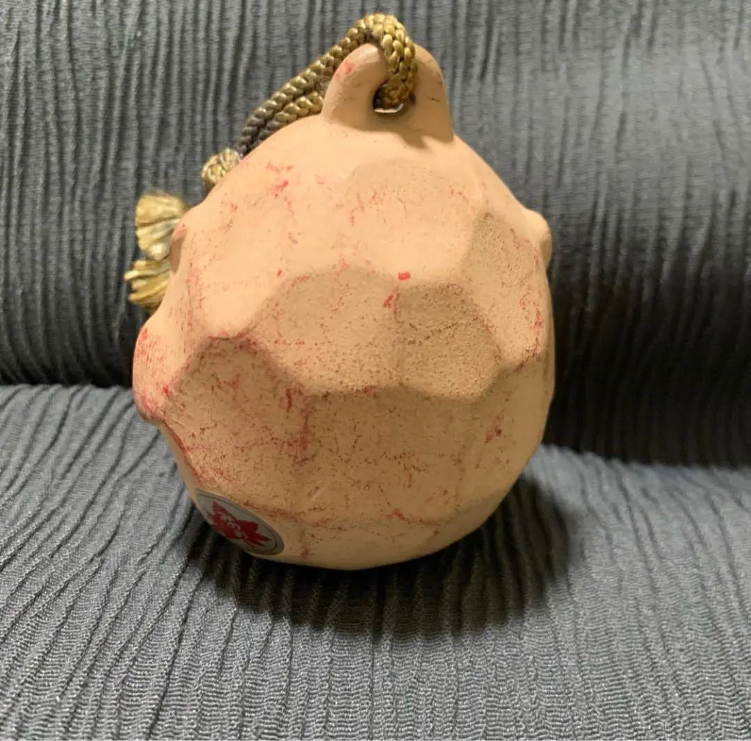 Monkey ornament interior clay bell stylish cute Showa retro Minoo